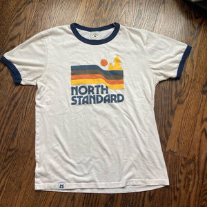 Men's North Standard T-Shirt Size L Off White
